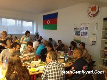 Azerbaycan Evinde Iftar sufresi.