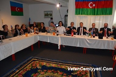 Azerbaycan Evinde Uzeyir Hacibeyovun yaradiciliq gecesi.
